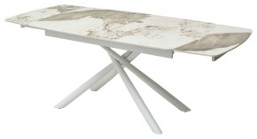 Стол RIVOLI 140 GLOSS LUXURY PANDORA SOLID CERAMIC / WHITE, ®DISAUR в Чайковском - chaykovskiy.mebel24.online | фото 5