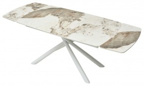 Стол RIVOLI 140 GLOSS LUXURY PANDORA SOLID CERAMIC / WHITE, ®DISAUR в Чайковском - chaykovskiy.mebel24.online | фото 6