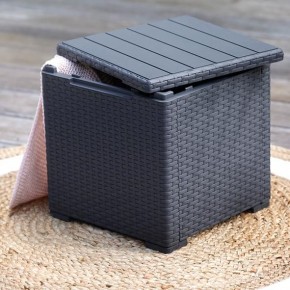 Стол с функцией хранения Виго (Vigo storage box) графит в Чайковском - chaykovskiy.mebel24.online | фото 1