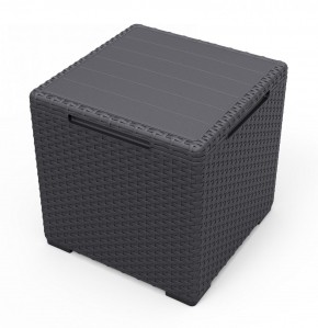 Стол с функцией хранения Виго (Vigo storage box) графит в Чайковском - chaykovskiy.mebel24.online | фото 2