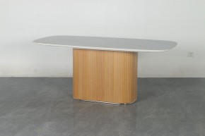 Стол TAMPA 180 цвет БЕЛЫЙ МРАМОР M326, керамика / Каркас OAK, ®DISAUR в Чайковском - chaykovskiy.mebel24.online | фото 10