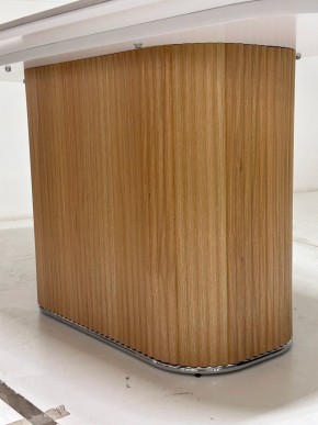 Стол TAMPA 180 цвет БЕЛЫЙ МРАМОР M326, керамика / Каркас OAK, ®DISAUR в Чайковском - chaykovskiy.mebel24.online | фото 4