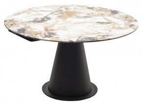 Стол TERAMO 135 GLOSS GRAND JADE SOLID CERAMIC, керамика, поворотн.механизм / Черный каркас, ®DISAUR в Чайковском - chaykovskiy.mebel24.online | фото 15