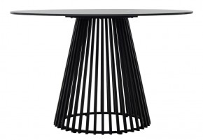 Стол TERNI 120 MATT BLACK MARBLE SOLID CERAMIC Черный мрамор матовый, керамика /Черн.каркас, ®DISAUR в Чайковском - chaykovskiy.mebel24.online | фото 7