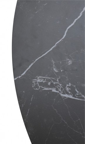 Стол TERNI 120 MATT BLACK MARBLE SOLID CERAMIC Черный мрамор матовый, керамика /Черн.каркас, ®DISAUR в Чайковском - chaykovskiy.mebel24.online | фото 9
