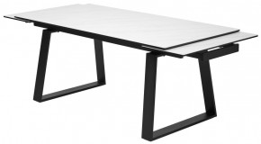 Стол VASTO 180 MARBLES KL-99 Белый мрамор матовый, итальянская керамика/ черный каркас, ®DISAUR в Чайковском - chaykovskiy.mebel24.online | фото 6