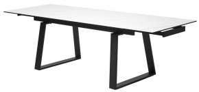 Стол VASTO 180 MARBLES KL-99 Белый мрамор матовый, итальянская керамика/ черный каркас, ®DISAUR в Чайковском - chaykovskiy.mebel24.online | фото 9