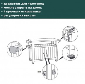 Столик для барбекю 207 Л (Unity XL 207L) в Чайковском - chaykovskiy.mebel24.online | фото 9