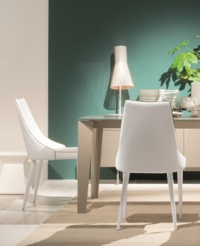 Стул CLARA 40.11 (TR505 white with sand cordonet, экокожа) в Чайковском - chaykovskiy.mebel24.online | фото 3
