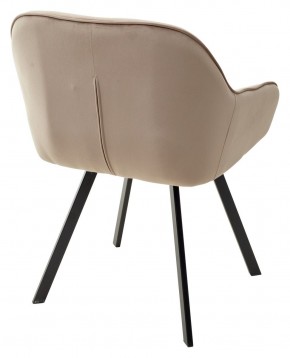 Стул GALE 360 град. поворот. BLUVEL-40 BEIGE, велюр/ черный каркас, М-City в Чайковском - chaykovskiy.mebel24.online | фото 4