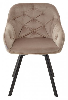Стул GALE 360 град. поворот. BLUVEL-40 BEIGE, велюр/ черный каркас, М-City в Чайковском - chaykovskiy.mebel24.online | фото 6
