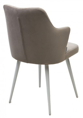 Стул HERMAN 360 град. ЛАТТЕ #25, велюр / белый каркас М-City в Чайковском - chaykovskiy.mebel24.online | фото 5