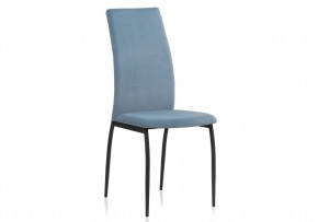 Стул на металлокаркасе Tod light blue / black в Чайковском - chaykovskiy.mebel24.online | фото