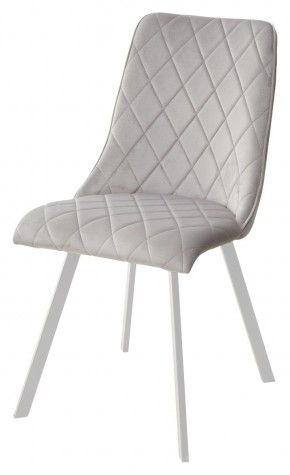 Стул TYCOON BLUVEL-03 LIGHT GREY / белый каркас М-City в Чайковском - chaykovskiy.mebel24.online | фото 1