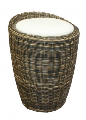 Табурет с местом для хранения LM-1100Rattan, кремовый в Чайковском - chaykovskiy.mebel24.online | фото