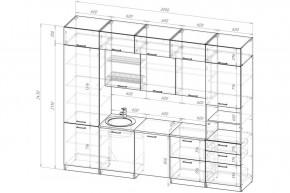 ТЕРЦИЯ Кухонный гарнитур Экстра 5 (3000 мм) в Чайковском - chaykovskiy.mebel24.online | фото 2