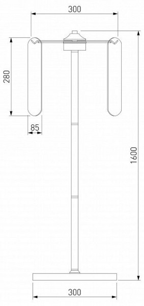 Торшер Eurosvet Claire 01171/3 золото в Чайковском - chaykovskiy.mebel24.online | фото 3