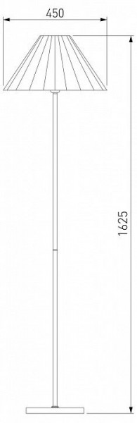 Торшер Eurosvet Peony 01133/1 хром/графит в Чайковском - chaykovskiy.mebel24.online | фото 3