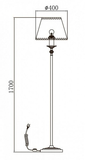 Торшер Maytoni Soffia RC093-FL-01-R в Чайковском - chaykovskiy.mebel24.online | фото 3