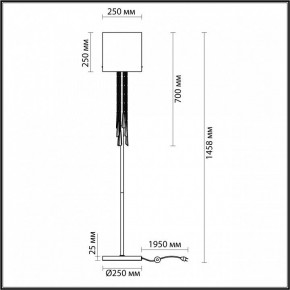 Торшер Odeon Light Nicole 4886/1F в Чайковском - chaykovskiy.mebel24.online | фото 4