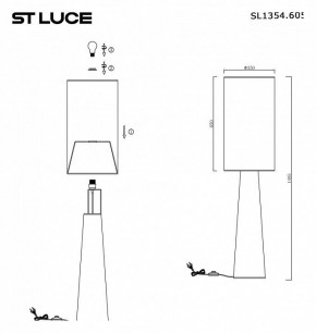 Торшер ST-Luce Jackie SL1354.605.01 в Чайковском - chaykovskiy.mebel24.online | фото 5