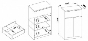 Тумба для обуви ТП-12 в Чайковском - chaykovskiy.mebel24.online | фото 4