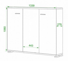 Тумба Домино нельсон ПУ-60-4 в Чайковском - chaykovskiy.mebel24.online | фото 2