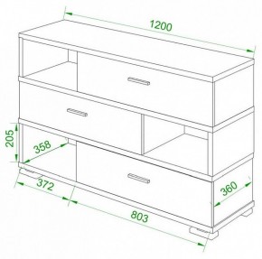 Тумба комбинированная Домино СБ-40/3-ПВК в Чайковском - chaykovskiy.mebel24.online | фото 2