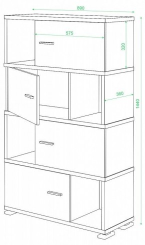 Тумба комбинированная СБ-30/4 в Чайковском - chaykovskiy.mebel24.online | фото 2