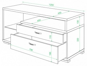 Тумба под ТВ Домино ТК-10М в Чайковском - chaykovskiy.mebel24.online | фото 2