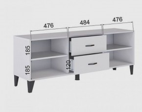 Тумба под ТВ ТВМ-6 (белый) в Чайковском - chaykovskiy.mebel24.online | фото 2