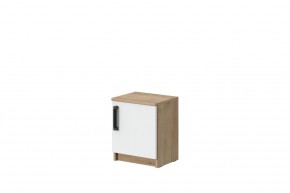 Тумба прикроватная Эконом (Дуб крафт золотой/Белый текстурный) в Чайковском - chaykovskiy.mebel24.online | фото 1