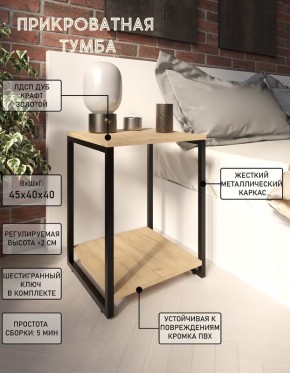 Тумба прикроватная "Лофт" (Лф.Т-2) в Чайковском - chaykovskiy.mebel24.online | фото 4