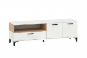 Тумба ТВА НМ 013.44 "Bergen" (Белый/Дуб бунратти) в Чайковском - chaykovskiy.mebel24.online | фото