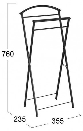 Вешалка для костюма Контур в Чайковском - chaykovskiy.mebel24.online | фото