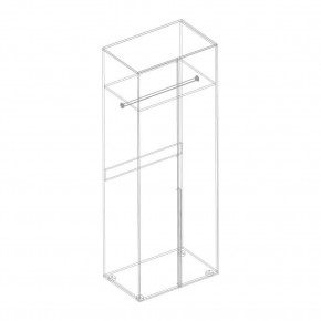 ВИТА Шкаф 2-ств для одежды в Чайковском - chaykovskiy.mebel24.online | фото 2