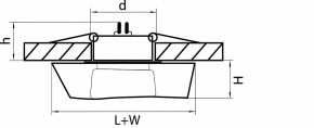 Встраиваемый светильник Lightstar Flutto 006430 в Чайковском - chaykovskiy.mebel24.online | фото 3